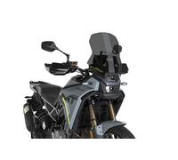 Puig 22322F Cúpula Touring para mejorar la protección aerodinámica del piloto con diseño adventure; fabricada en acrílico resistente con perfil redondeado, Ahumado Oscuro