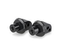 Puig 22364N Estriberas aluminio mecanizado, Negro