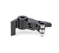 Puig 22365N Herraje maneta freno adaptador en aluminio Ergal 7075 anodizado, con ajuste seguro y máxima resistencia en la motocicleta, Negro