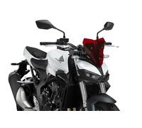 Puig 22381R New Generation Sport; cúpula deportiva aerodinámica; fabricada en PMMA de alta resistencia; incluye soportes metálicos y homologación TÜV, Rojo