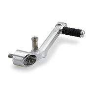 Puig 22396P Palanca de Cambio regulable en aluminio mecanizado con acabado anodizado y diseño deportivo para un control preciso y mayor confort, Plata