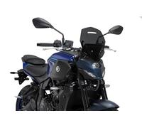 Puig 22413F New Generation Touring, pantalla deportiva fabricada en acrílico con diseño aerodinámico inspirado en aviones de combate, soportes metálicos y homologación TÜV, Ahumado Oscuro