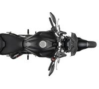 Puig 22417J Alerones Frontales Naked, aerodinámico para mejorar estabilidad, downforce, control y estilo deportivo con diseño avanzado en ABS resistente y fijación sencilla sin taladrar, Negro Mate