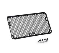 Puig 22421N Protector de Radiador de aluminio con diseño hexagonal y gomas antivibración para protección eficaz del sistema de refrigeración del motor, Negro