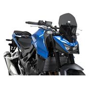 Puig 22424F New Generation Touring, pantalla deportiva fabricada en acrílico de alto impacto con diseño aerodinámico en túnel de viento, soportes metálicos y homologación TÜV, Ahumado Oscuro