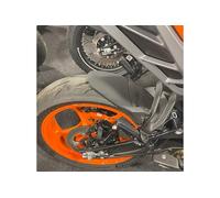 Puig 22503J Extensión Guardabarros Trasero fabricada en ABS resistente a impactos con fijación adhesiva, tornillería para aumentar la protección posterior y mantener la estética, Negro Mate