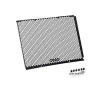 Puig 22528N Protector de Radiador de aluminio con diseño hexagonal y gomas antivibración para protección eficaz del sistema de refrigeración del motor, Negro