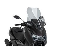 Puig 22544H Pantalla V-Tech Line Touring, fabricada en acrílico de 4 mm con diseño aerodinámico probado en túnel de viento, compatible con paramanos, homologación TÜV y montaje fácil, Ahumado