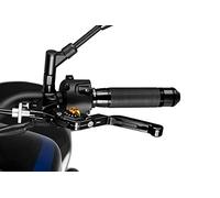 Puig 24NNO Maneta Embrague Extensible y Selector, Color Negro
