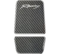 Puig 2560C Protector Depósito Mini - Adhesivo resistente y flexible para depósito de moto, diseño compacto y elegante, fabricado en plástico para una protección duradera, Símil Carbono