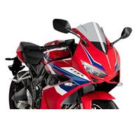 Puig 3568H Cúpula Z-Racing con diseño aerodinámico y perfil redondeado para máxima protección, Ahumado