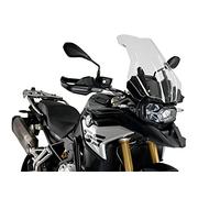 Puig 3595W Cúpula Touring Plus extra alta y aerodinámica en acrílico de alto impacto con perfil redondeado que maximiza protección y confort en ruta, Transparente