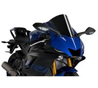 Puig 3633N Cupula R-Racer deportiva aerodinámica de alto rendimiento fabricada en PMMA de 3 mm con diseño racing optimizado para mejorar protección y estabilidad, Negro