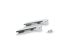 Puig 3700P Manetas adaptador mecanizado en aluminio Ergal 7075 anodizado para sistema de maneta con ajuste preciso y alta resistencia mecánica, Plata