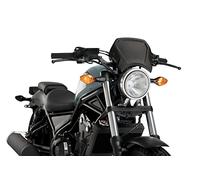 Puig 3701N Placa Frontal Aluminio Negro