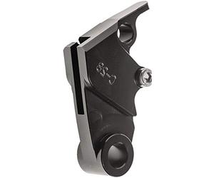 Puig 3867N Manetas adaptador mecanizado en aluminio Ergal 7075 anodizado para sistema de maneta con ajuste preciso y alta resistencia mecánica, Negro