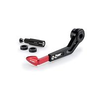 Puig Protector de maneta 3877R – Aluminio mecanizado, ajuste regulable – Rojo