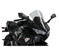 Puig 3880H Cupula R-Racer deportiva aerodinámica de alto rendimiento fabricada en PMMA de 3 mm con diseño racing optimizado para mejorar protección y estabilidad, Ahumado