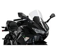 Puig 3880W Cupula R-Racer deportiva aerodinámica de alto rendimiento fabricada en PMMA de 3 mm con diseño racing optimizado para mejorar protección y estabilidad, Transparente