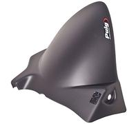 Puig 4902J Guardabarros Trasero trasero en ABS de alta resistencia con cubrecadena integrado que mejora protección y reduce salpicaduras, Negro Mate