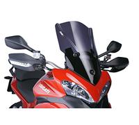 Puig 5250F Cúpula Touring Plus Extra Alta y aerodinámica en acrílico de Alto Impacto con Perfil Redondeado Que maximiza protección y Confort en Ruta, Ahumado Oscuro