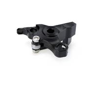Puig 5465N Manetas adaptador mecanizado en aluminio Ergal 7075 anodizado para sistema de maneta con ajuste preciso y alta resistencia mecánica, Negro
