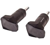 Puig 5578N Protectores de Motor R12 con topes de nylon y goma protectora para máxima seguridad y protección integral del chasis, Negro