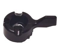 Puig 5749N Manetas adaptador mecanizado en aluminio Ergal 7075 anodizado para sistema de maneta con ajuste preciso y alta resistencia mecánica, Negro