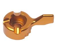 Puig 5749O Manetas adaptador mecanizado en aluminio Ergal 7075 anodizado para sistema de maneta con ajuste preciso y alta resistencia mecánica, Oro