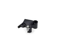 Puig 5753N Manetas adaptador mecanizado en aluminio Ergal 7075 anodizado para sistema de maneta con ajuste preciso y alta resistencia mecánica, Negro