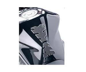 Puig 5876C Protectores de depósito adhesivo transparente con tecnología antideslizante y alta resistencia a impactos arañazos y rayos UV, Carbono