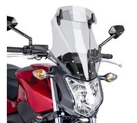 Puig 6001H Cúpula Touring Plus con Visera Alta y aerodinámica en acrílico de Alto Impacto con Visera Regulable Que Mejora protección y Confort en Ruta, Ahumado
