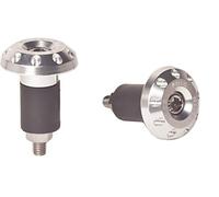 Puig 6222P Contrapesos Aluminio, Color Plata