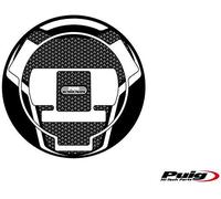 Puig 6299U Protectores tapón depósito protector adhesivo con diseño deportivo resistente a impactos arañazos y rayos UV para mejorar protección y estética, Gris