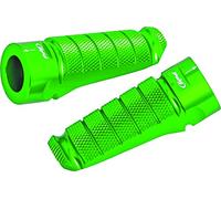 Puig 6301V Estriberas adaptadores de piloto mecanizados en aluminio con acabado anodizado y regulación milimétrica para montaje preciso, Verde