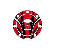 Puig 6308R Protectores tapón depósito protector adhesivo con diseño deportivo resistente a impactos arañazos y rayos UV para mejorar protección y estética, Rojo