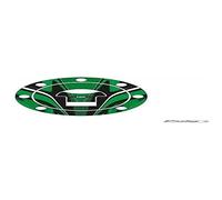Puig 6308V Protectores tapón depósito protector adhesivo con diseño deportivo resistente a impactos arañazos y rayos UV para mejorar protección y estética, Verde