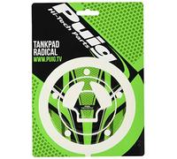 Puig 6312V Protectores tapón depósito protector adhesivo con diseño deportivo resistente a impactos arañazos y rayos UV para mejorar protección y estética, Verde