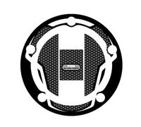Puig 6317U Protectores tapón depósito protector adhesivo con diseño deportivo resistente a impactos arañazos y rayos UV para mejorar protección y estética, Gris