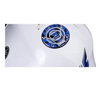 Puig 6324A Protectores tapón depósito protector adhesivo con diseño deportivo resistente a impactos arañazos y rayos UV para mejorar protección y estética, Azul