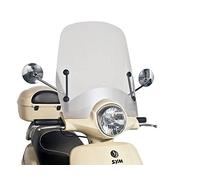 Puig 6331W Carenabris T.S. protector de escape con base de silicona y rodillos para absorción de impactos y deslizamiento en caídas, Transparente