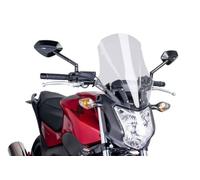Puig 6361W Cúpula Touring Plus Extra Alta y aerodinámica en acrílico de Alto Impacto con Perfil Redondeado Que maximiza protección y Confort en Ruta, Transparente