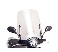 Puig 6371W Carenabris T.S. protector de escape con base de silicona y rodillos para absorción de impactos y deslizamiento en caídas, Transparente