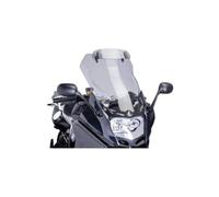 Puig 6375H Visera Multiregulable Clip-on para cúpula de Moto con Ajuste de posición y diseño Resistente Que Mejora la protección aerodinámica, Ahumado