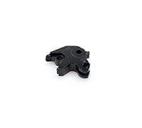 Puig 6581N Manetas adaptador mecanizado en aluminio Ergal 7075 anodizado para sistema de maneta con ajuste preciso y alta resistencia mecánica, Negro