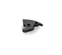 Puig 6604N Manetas adaptador mecanizado en aluminio Ergal 7075 anodizado para sistema de maneta con ajuste preciso y alta resistencia mecánica, Negro