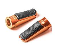 Puig 7318T Estriberas adaptadores de piloto mecanizados en aluminio con acabado anodizado y regulación milimétrica para montaje preciso, Naranja