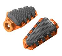Puig 7319T Estriberas adaptadores de piloto mecanizados en aluminio con acabado anodizado y regulación milimétrica para montaje preciso, Naranja