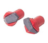 Puig 7711R Protectores de Motor R12 con topes de nylon y goma protectora para máxima seguridad y protección integral del chasis, Rojo