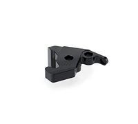 Puig 7861N Manetas adaptador mecanizado en aluminio Ergal 7075 anodizado para sistema de maneta con ajuste preciso y alta resistencia mecánica, Negro